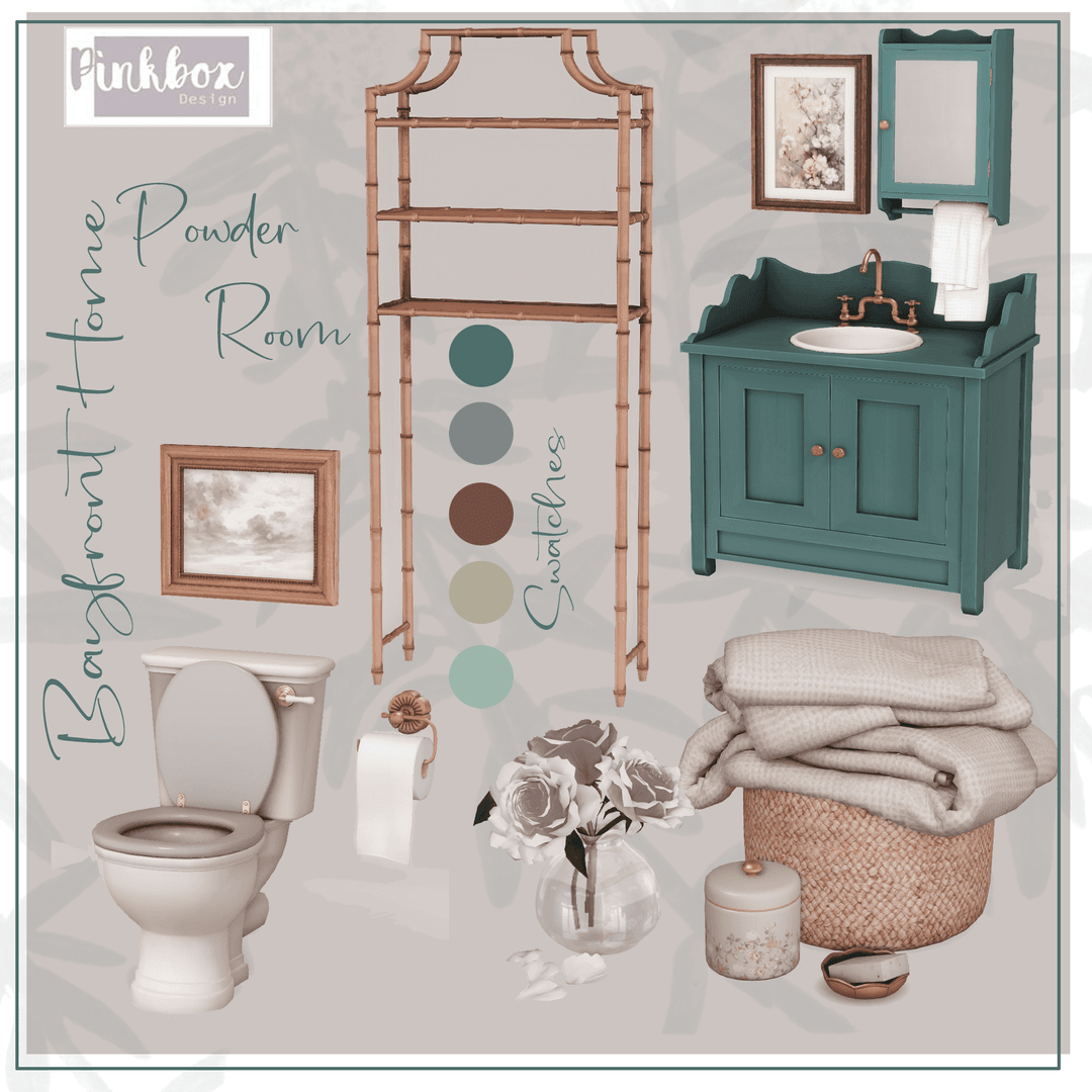 Сет для туалета Bayfront Powder Room